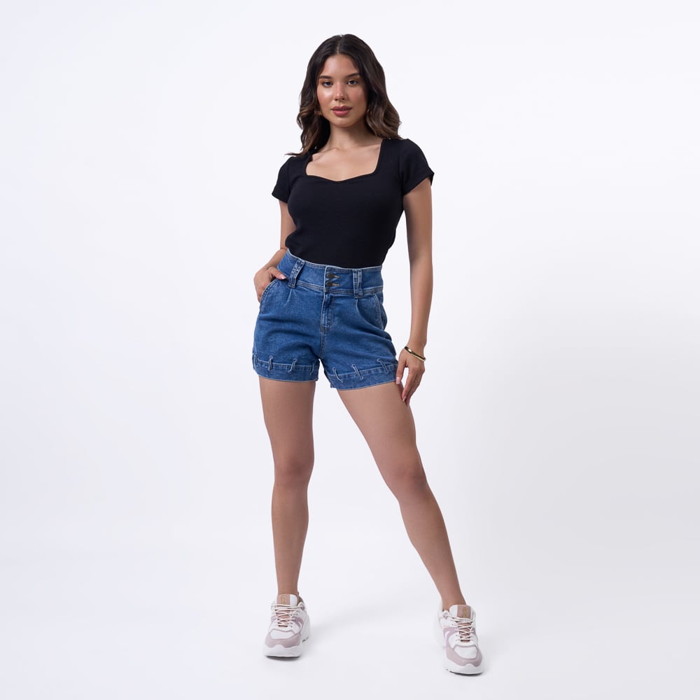 SHORT TAYSSIR MUJER - DABELA DENIM CONFORT - 5