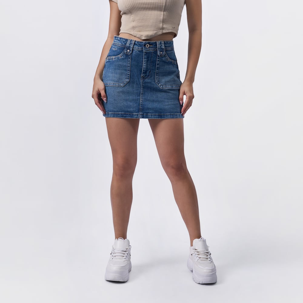 FALDA SHORT TAYSSIR MUJER - KADERIN DENIM - 1