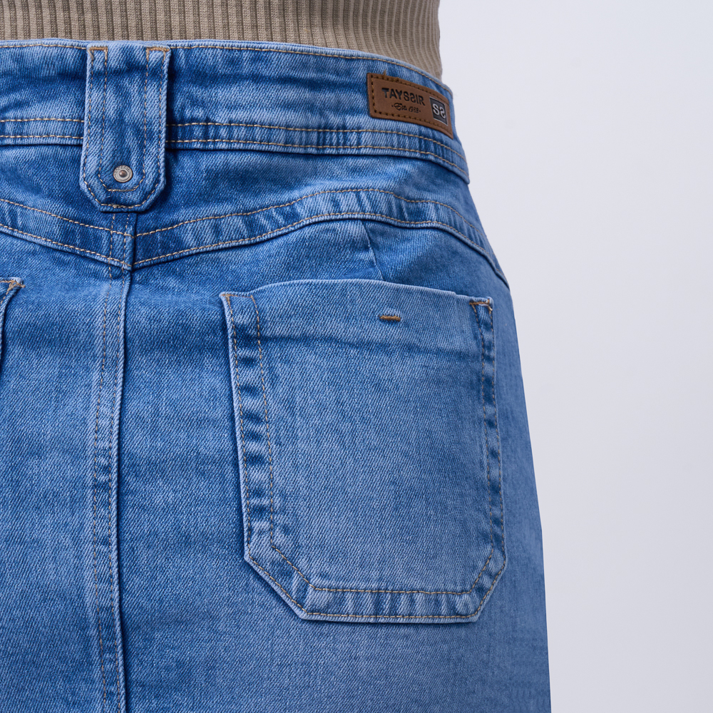FALDA SHORT TAYSSIR MUJER - KADERIN DENIM - 4