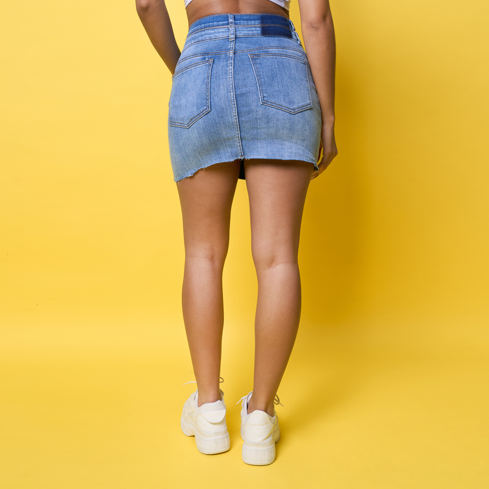 FALDA MOKACCINO MUJER - ULANY-PA DENIM - 2
