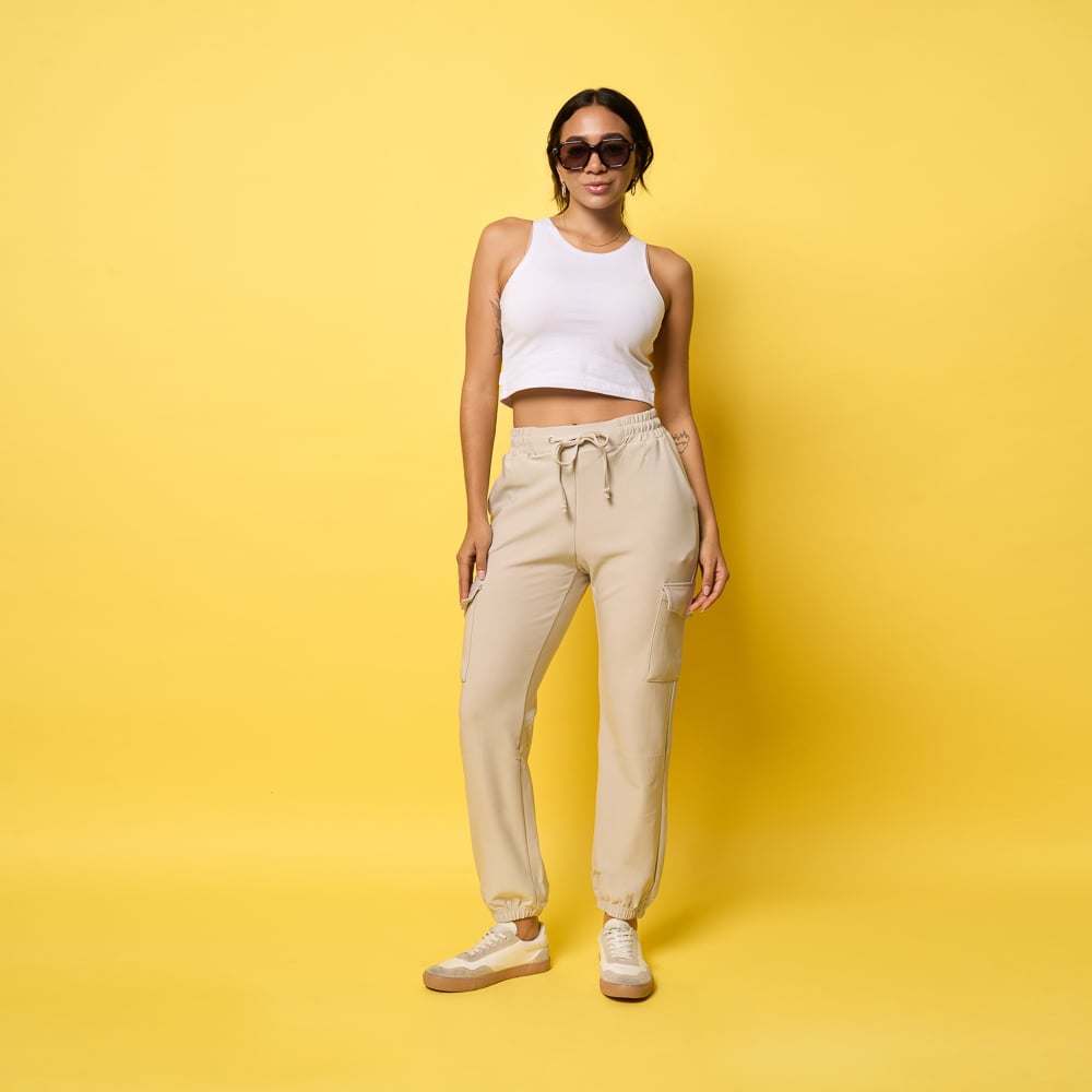 JOGGER CARGO MOKACCINO MUJER - YNGRIT-PA MICROFIBRA - 4