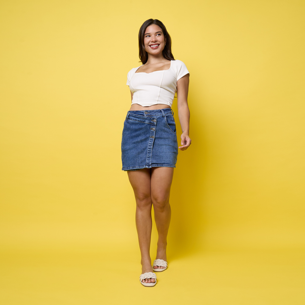 FALDA LP26/SELENE-PA DENIM STRECH - 4