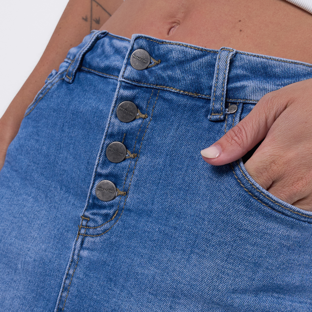 FALDA SHORT KP26/ALYCH-PA DENIM - 2