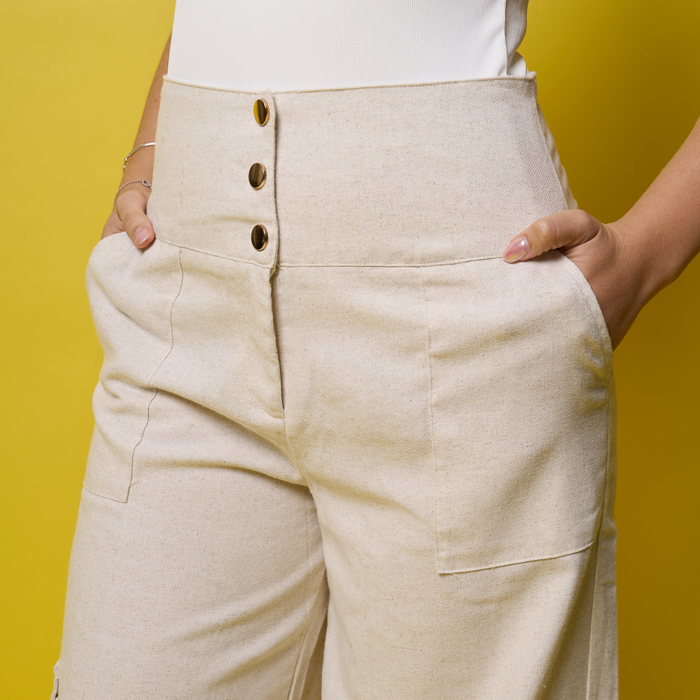 PANTALON CARGO LP26/LIA-PA LINO - 4