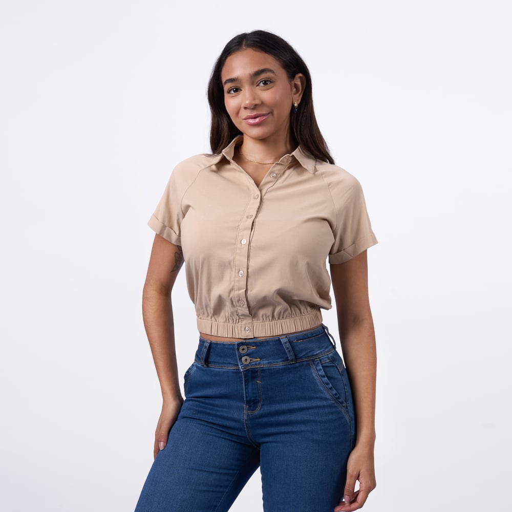 BLUSA BI25/IRINIAN POPELINA STRECH - 1