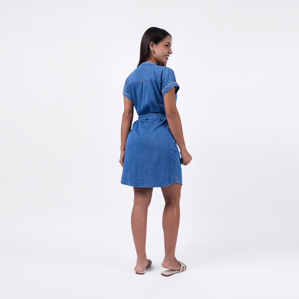 VESTIDO BRONCO - YIANEL DENIM CAMISERO - 2