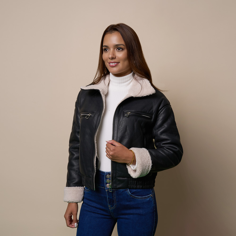 CASACA MACHINE MUJER - TINI PU - 1
