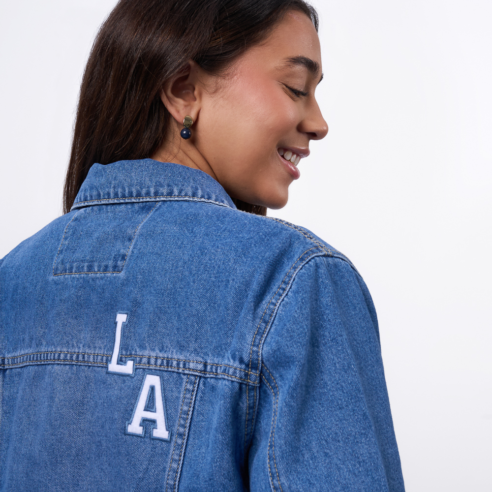 CASACA MACHINE MUJER - ADREANNE DENIM RIGIDO - 2
