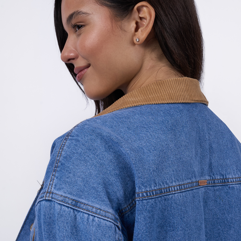 CASACA MACHINE MUJER - MAIGRET DENIM RIGIDO - 2