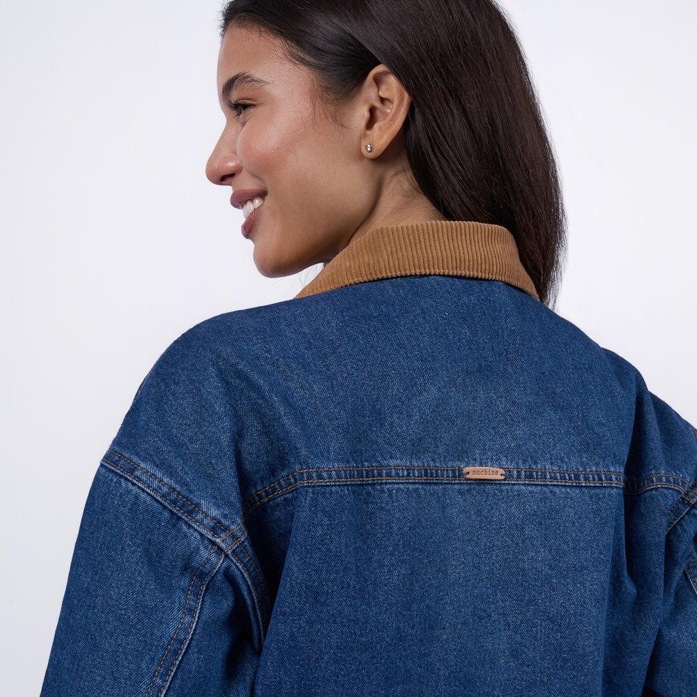 CASACA MACHINE MUJER - MAIGRET DENIM RIGIDO - 2