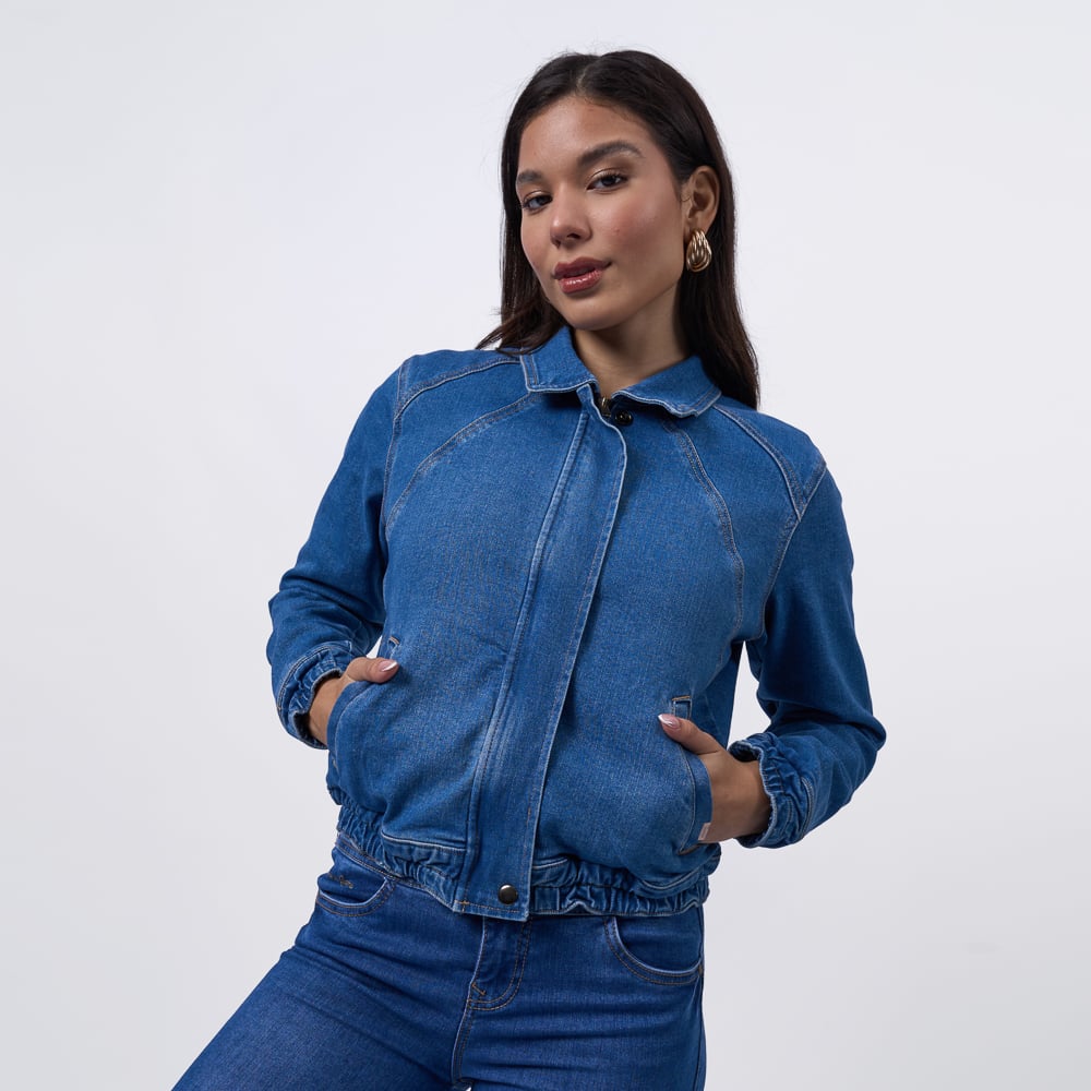 CASACA BRONCO MUJER - NYNPHA - CF DENIM CONFORT - 1