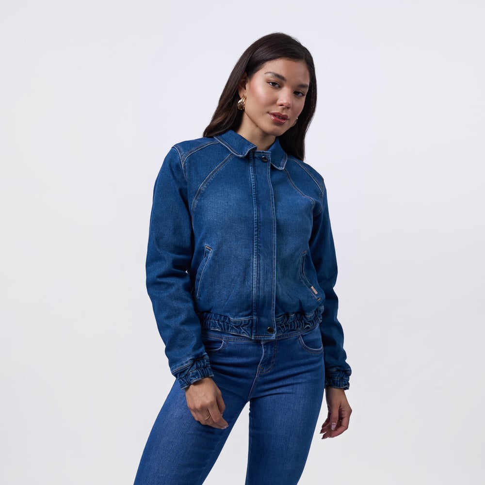 CASACA BRONCO MUJER - NYNPHA - CF DENIM CONFORT - 1