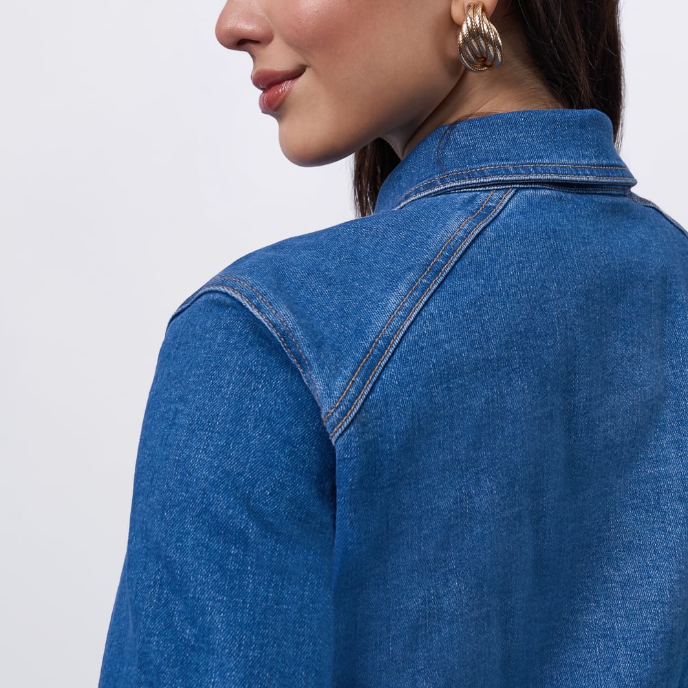 CASACA BRONCO MUJER - NYNPHA - CF DENIM CONFORT - 2