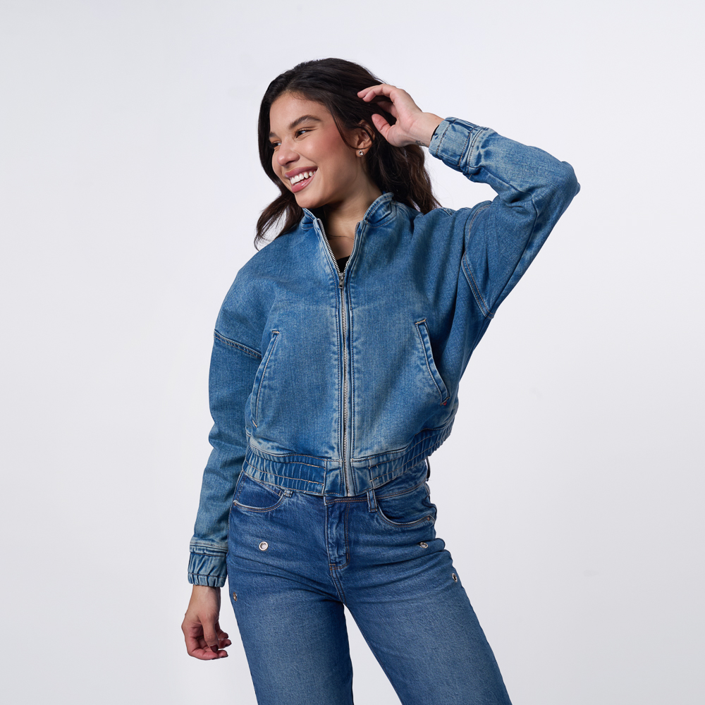 CASACA MACHINE MUJER - FLORENS DENIM CONFORT - 1