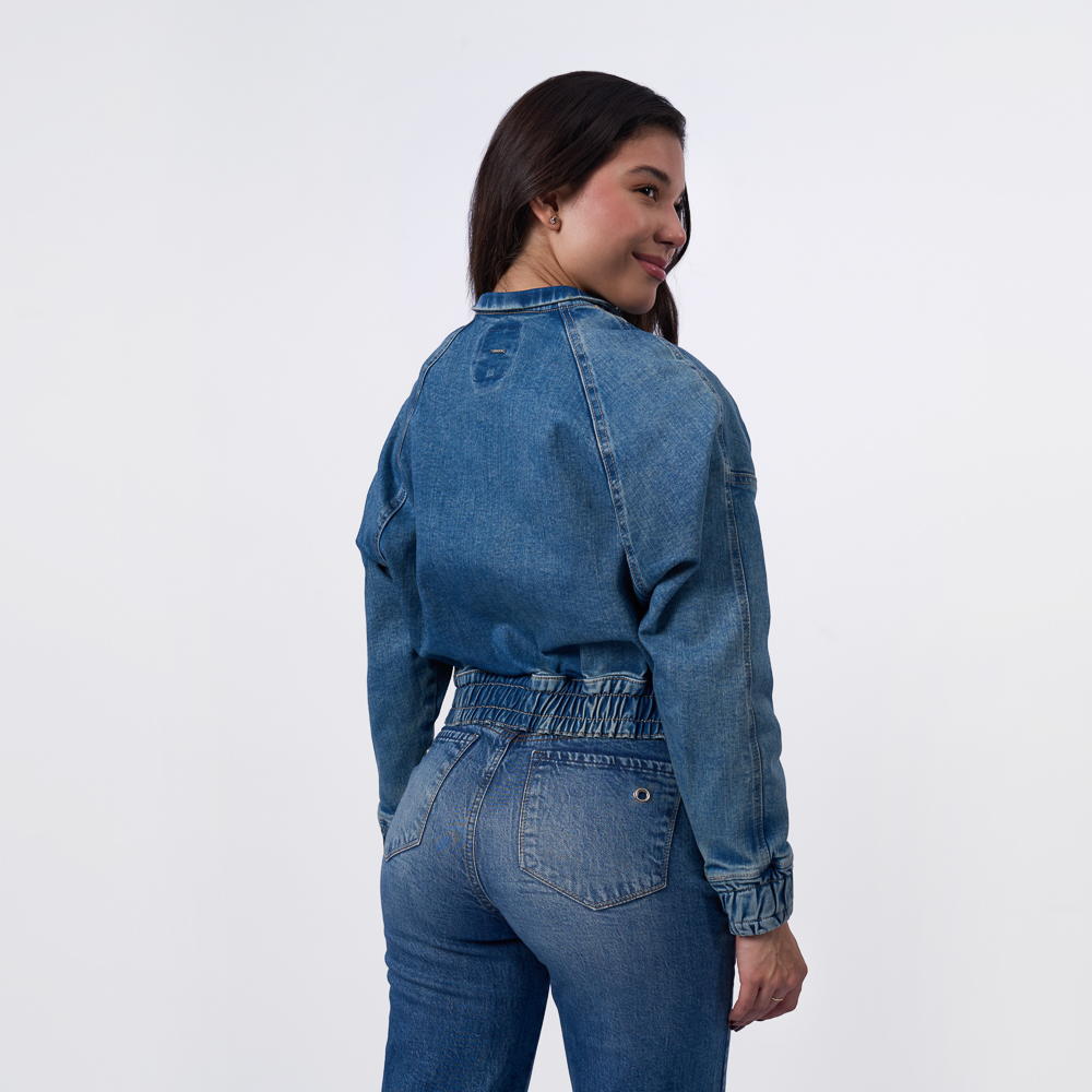 CASACA MACHINE MUJER - FLORENS DENIM CONFORT - 2