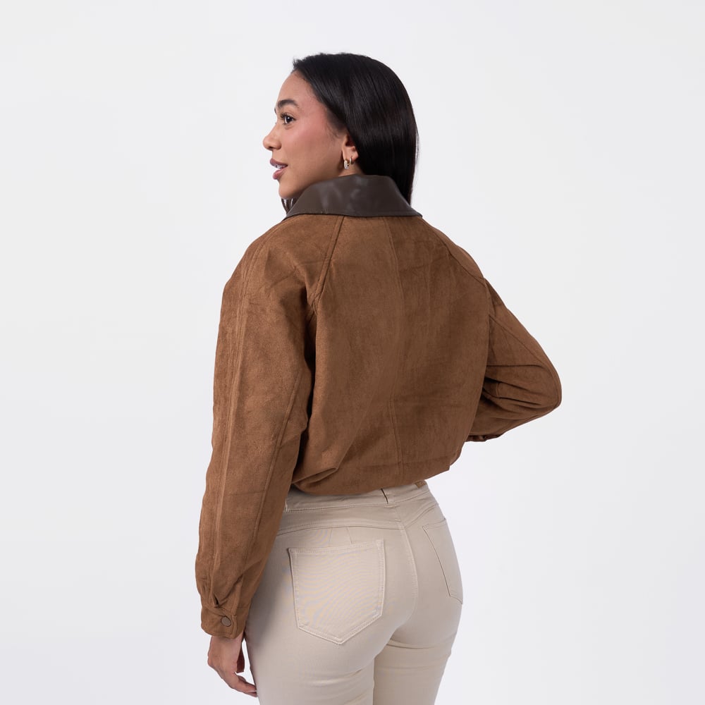 CASACA BRONCO MUJER - EMINET GAMUZA - 2