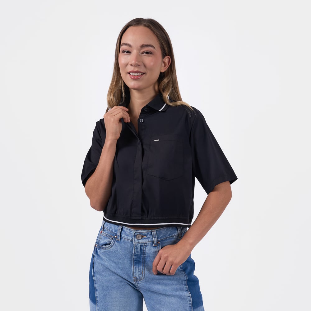 BLUSA AP26/FANY-PA POPELINA STRECH - 1