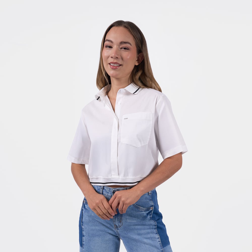 BLUSA AP26/FANY-PA POPELINA STRECH - 1