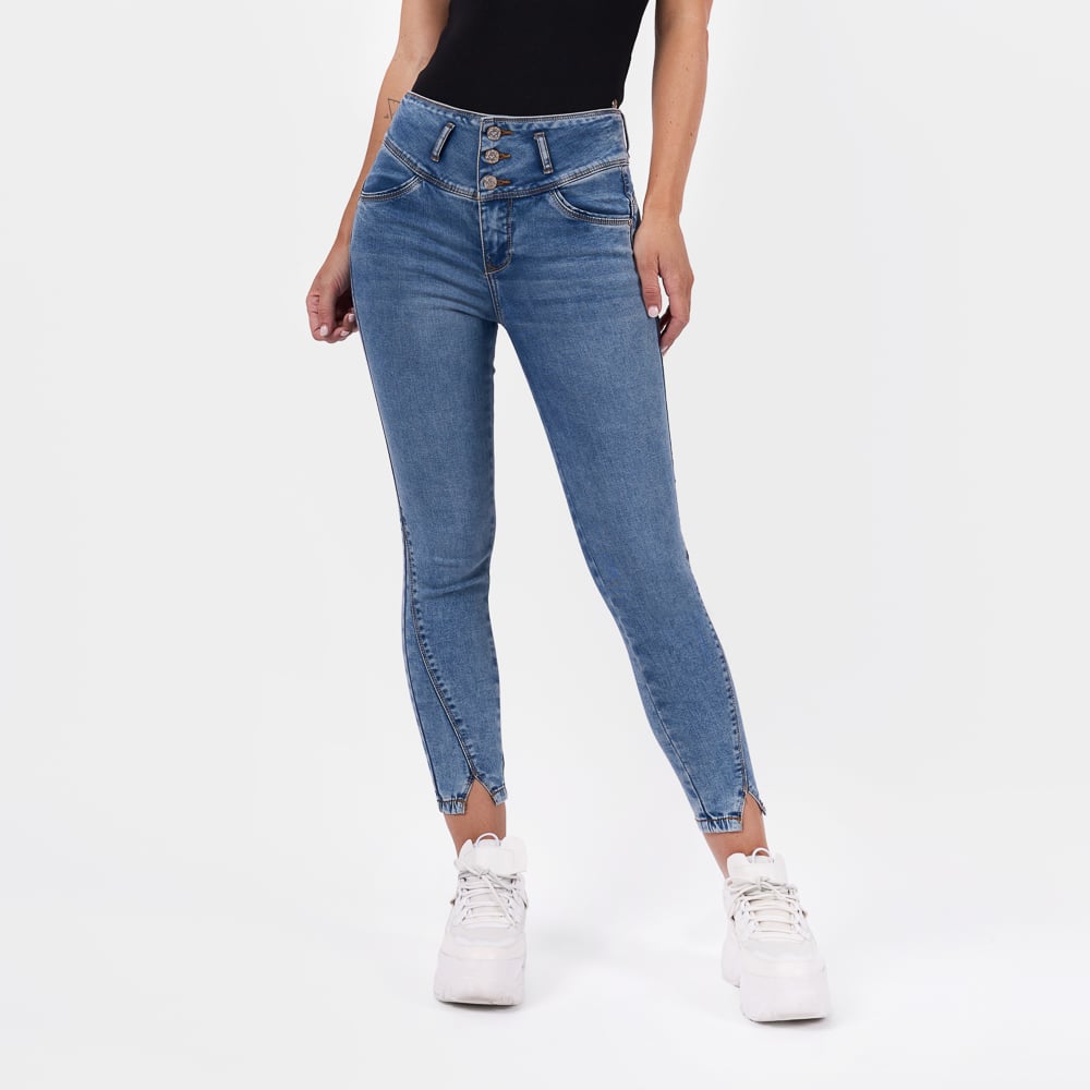 JEAN BRONCO MUJER CRISTAL - P DENIM STRECH - 1