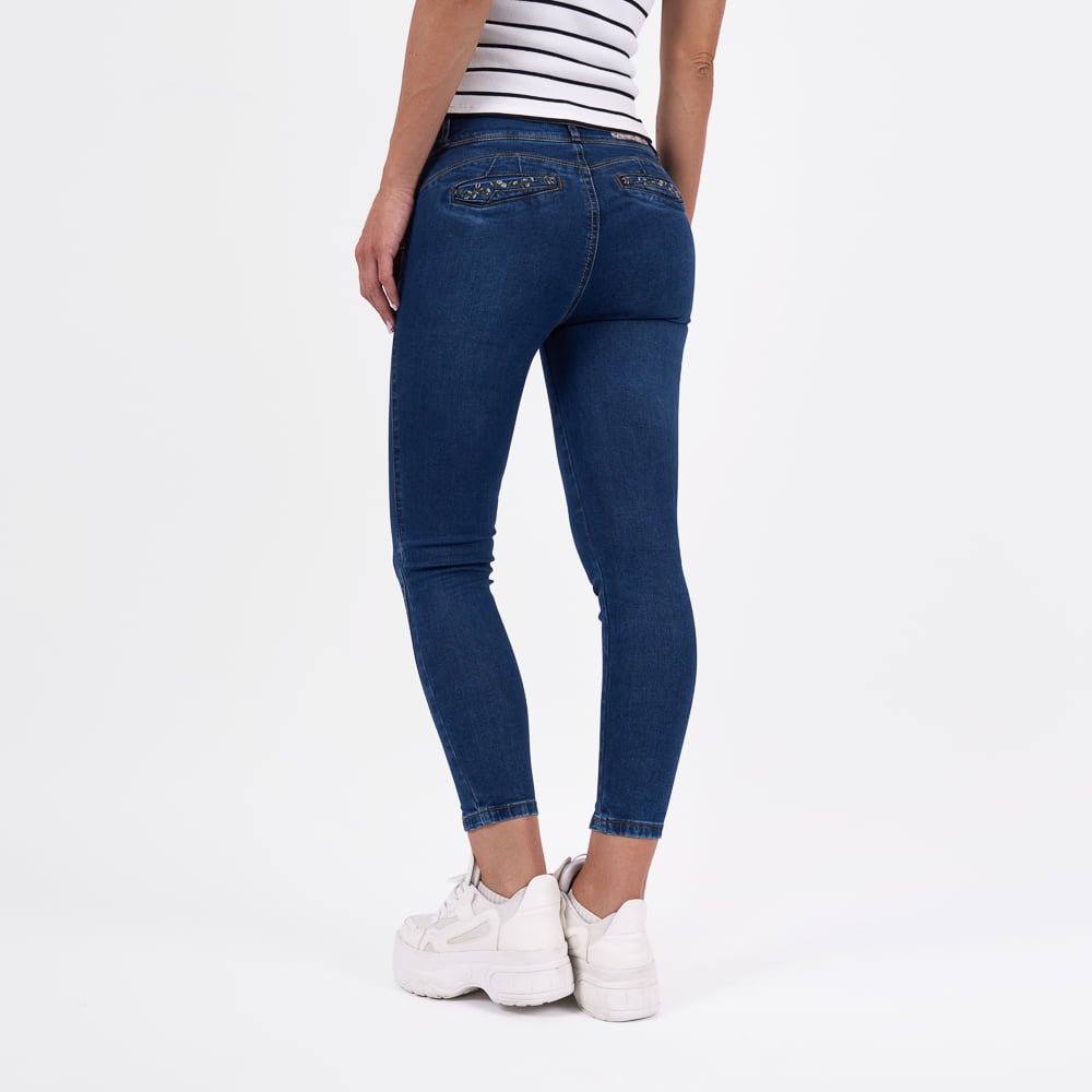 JEAN BRONCO MUJER CRISTAL - P DENIM STRECH - 2