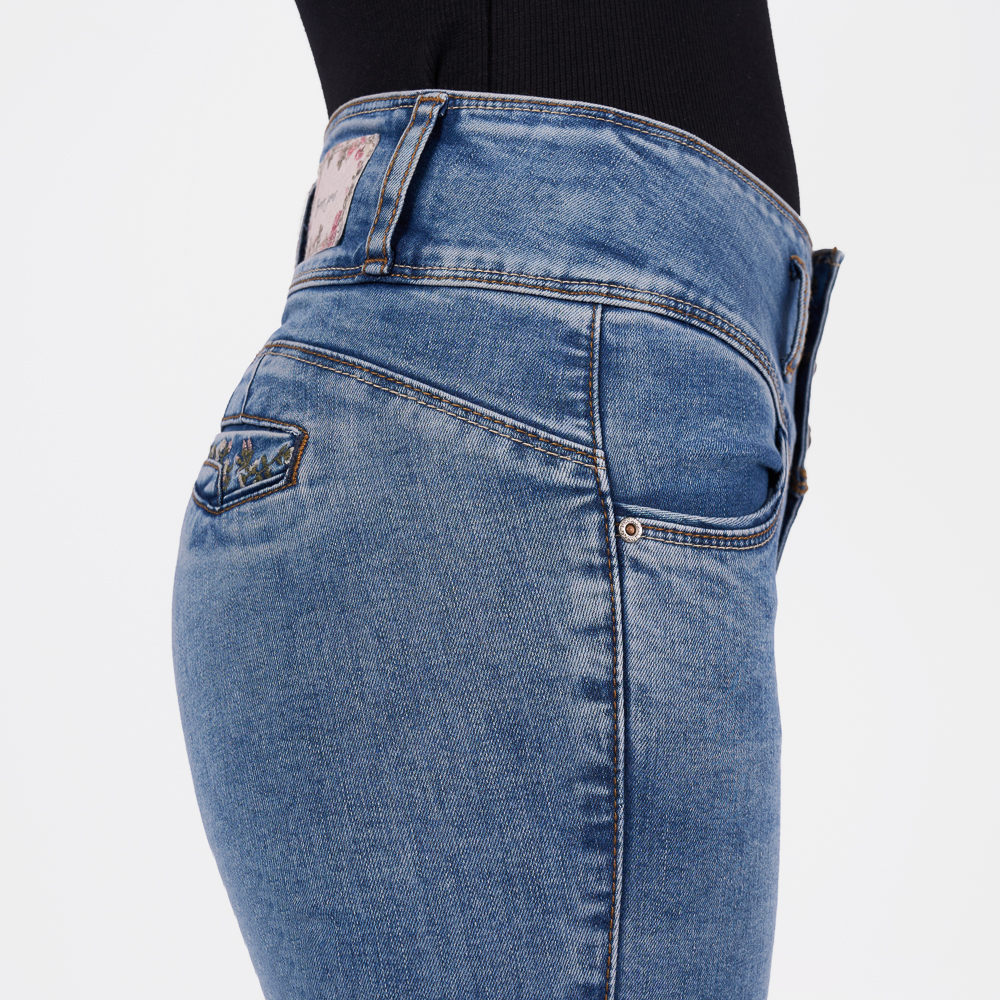 JEAN BRONCO MUJER CRISTAL - P DENIM STRECH - 3