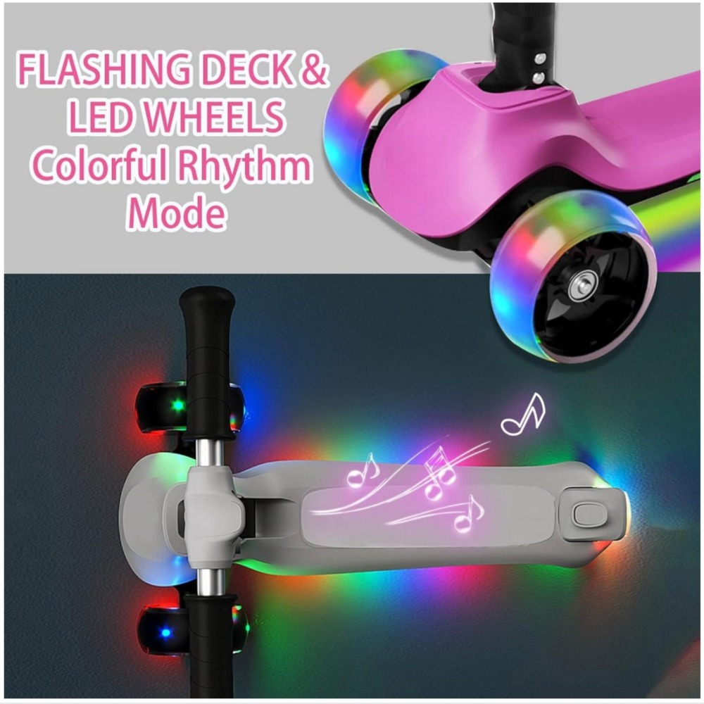 SCOOTER ELÉCTRICO PARA NIÑAS,ROSADO - 2