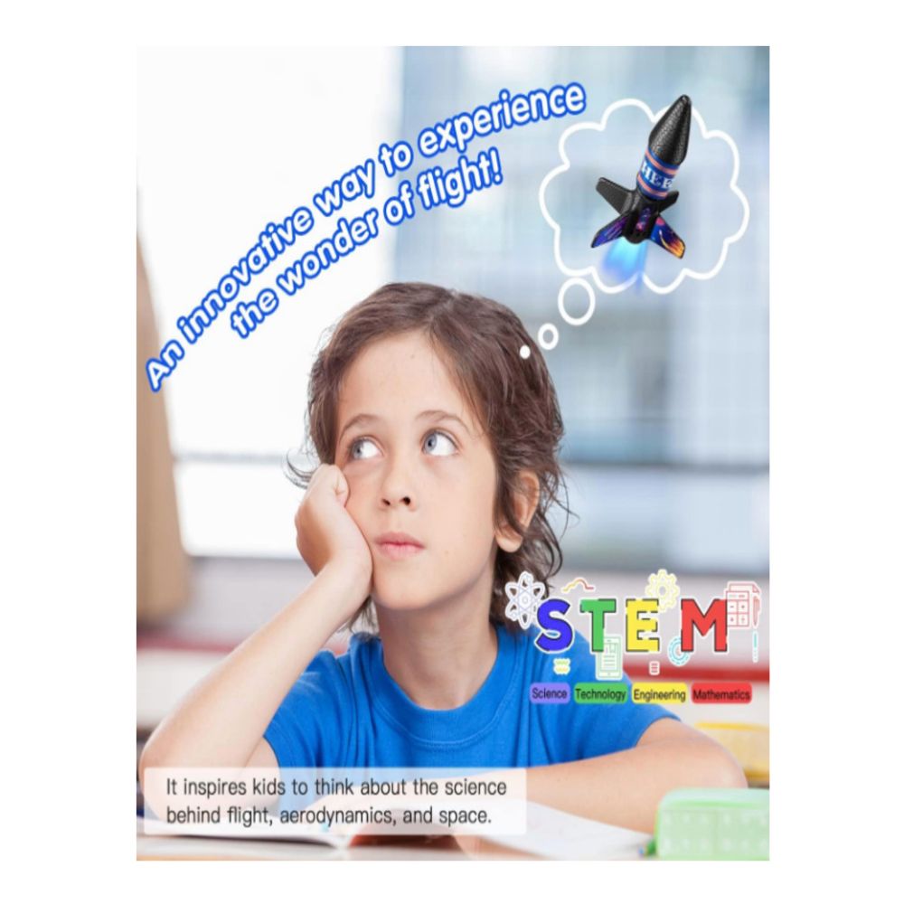 COHETE LOHEER: JUGUETE DE LANZAMIENTO HASTA 164 PIES PARA NIÑOS - 3
