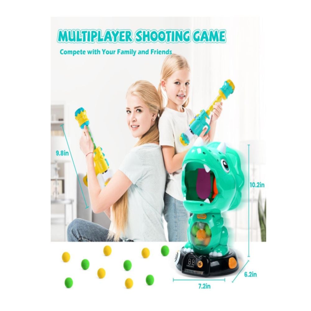 EAGLESTONE TRICERATOPS INTERACTIVO: JUEGO DE DISPARO CON PUNTUACIÓN - 4
