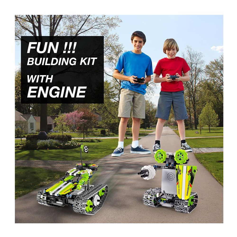 KIT DE CONSTRUCCIÓN ARMA TU PROPIO AUTO A CONTROL REMOTO - 2