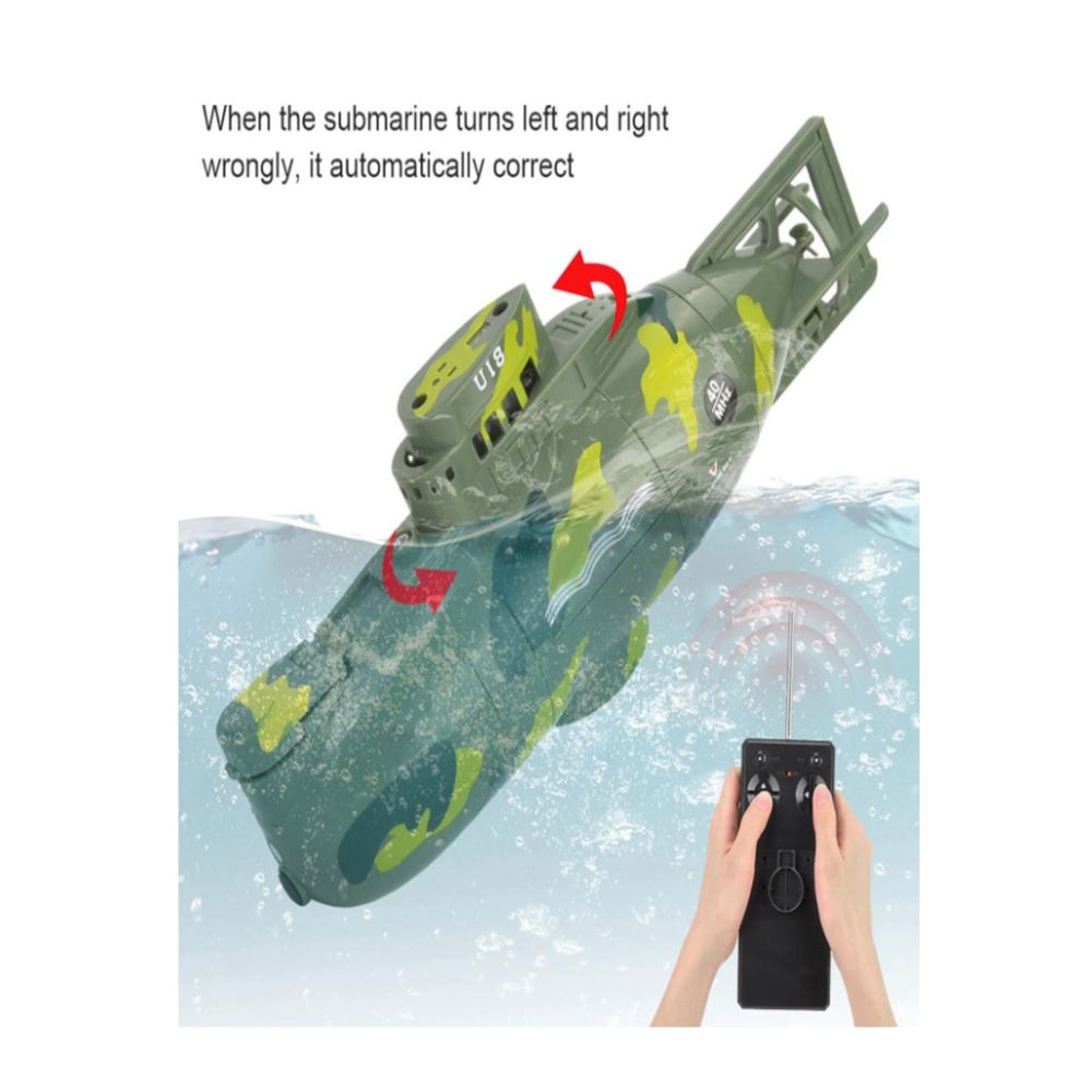 NAROOTE MINI JUGUETE SUBMARINO RC,MINI SIMULACIÓN MILITAR CON CONTROL REMOTO DE 6 CANALES - 3