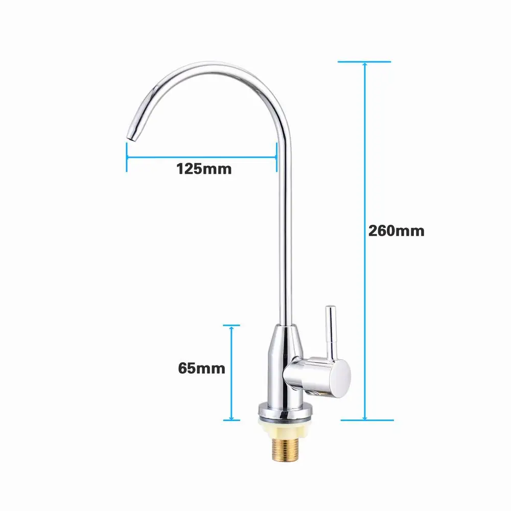 LLAVE DE LAVADERO MINIMALISTA COCINA AL MUEBLE - 1