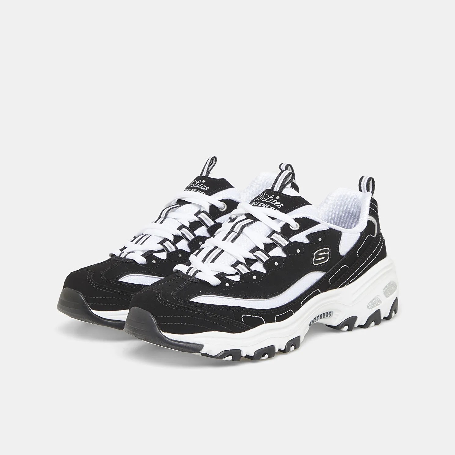 ZAPATILLA URBANAS DE MUJER SKECHERS D'LITES 11930-BKW - 1