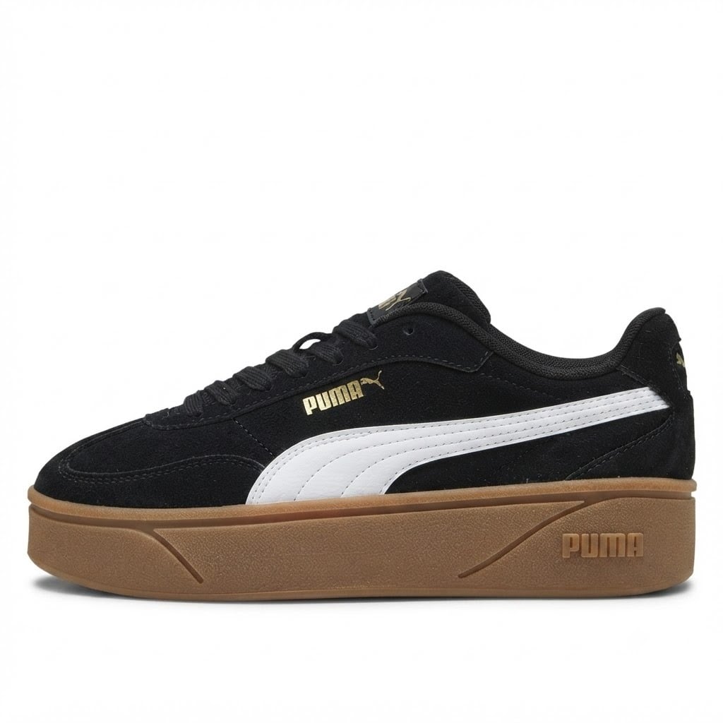 ZAPATILLAS URBANAS DE MUJER PUMA CLUB II ERA PLATFORM GAMUZA 402609-01 - 2