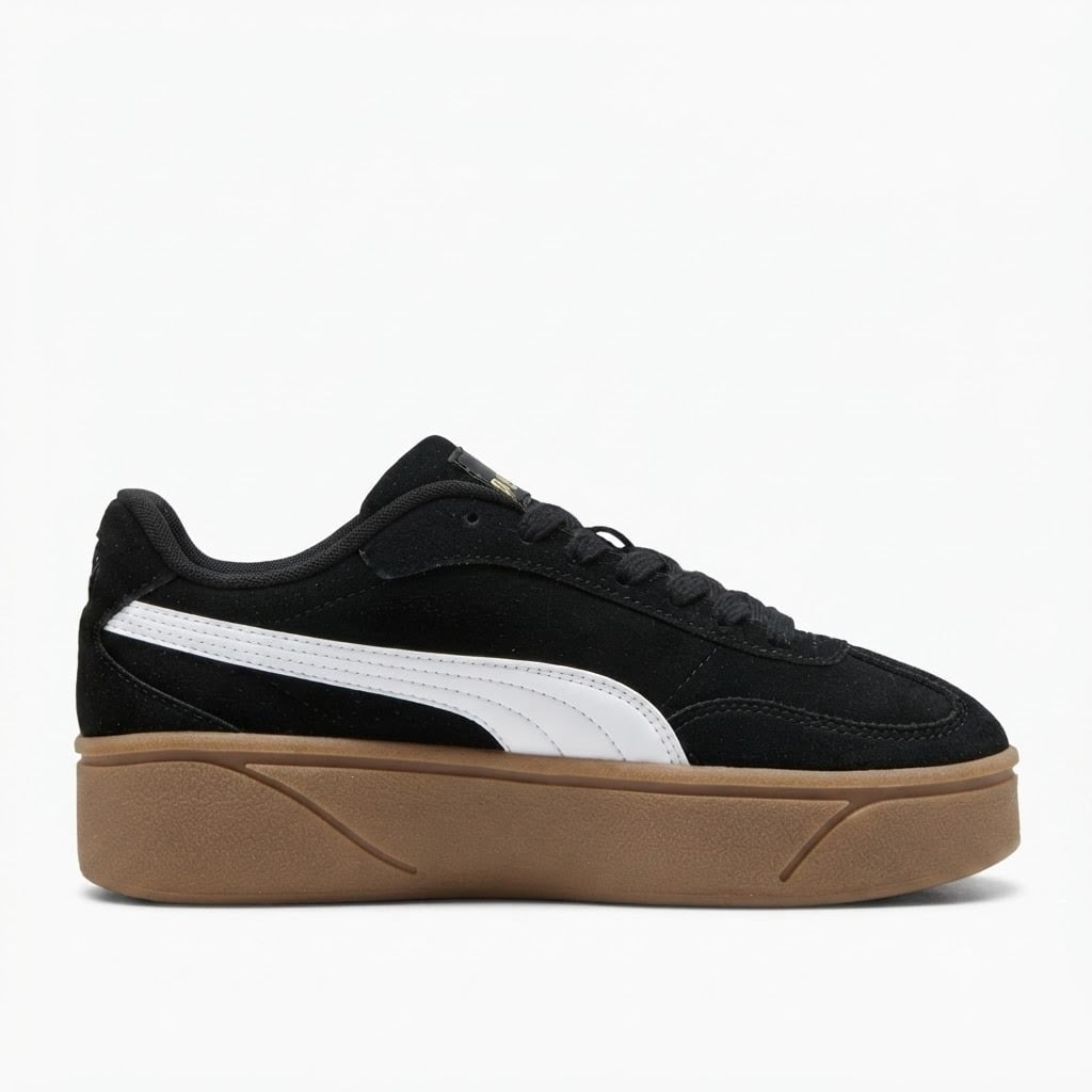 ZAPATILLAS URBANAS DE MUJER PUMA CLUB II ERA PLATFORM GAMUZA 402609-01 - 3