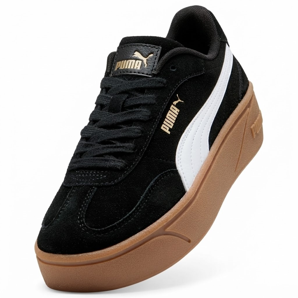 ZAPATILLAS URBANAS DE MUJER PUMA CLUB II ERA PLATFORM GAMUZA  402609-01 - 4