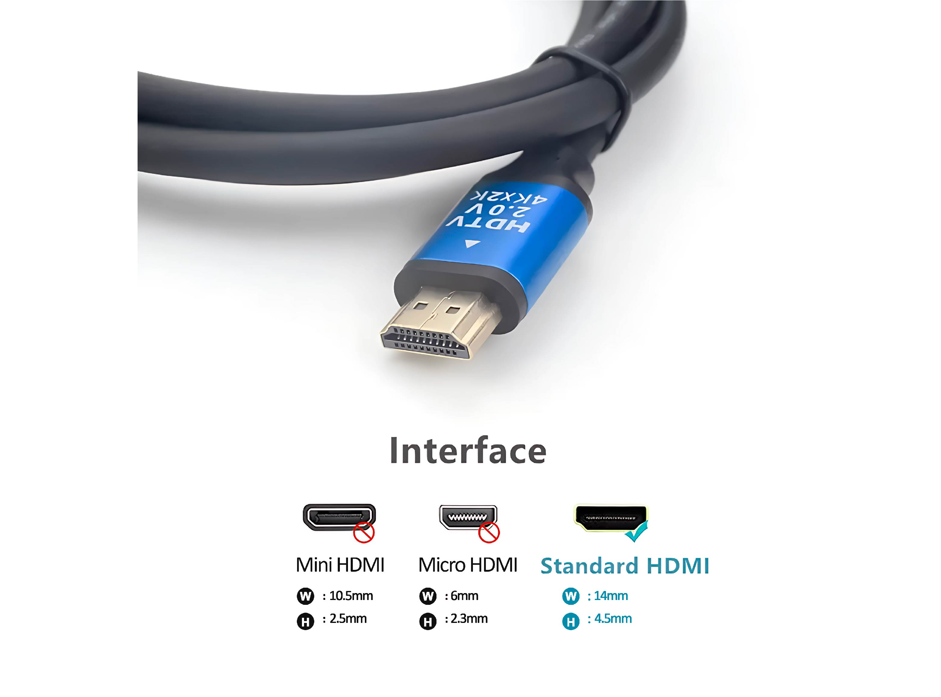 CABLE HDMI 4K 1.5 METROS V. 2.0 LINEA TECH DE ALTA VELOCIDAD - 3