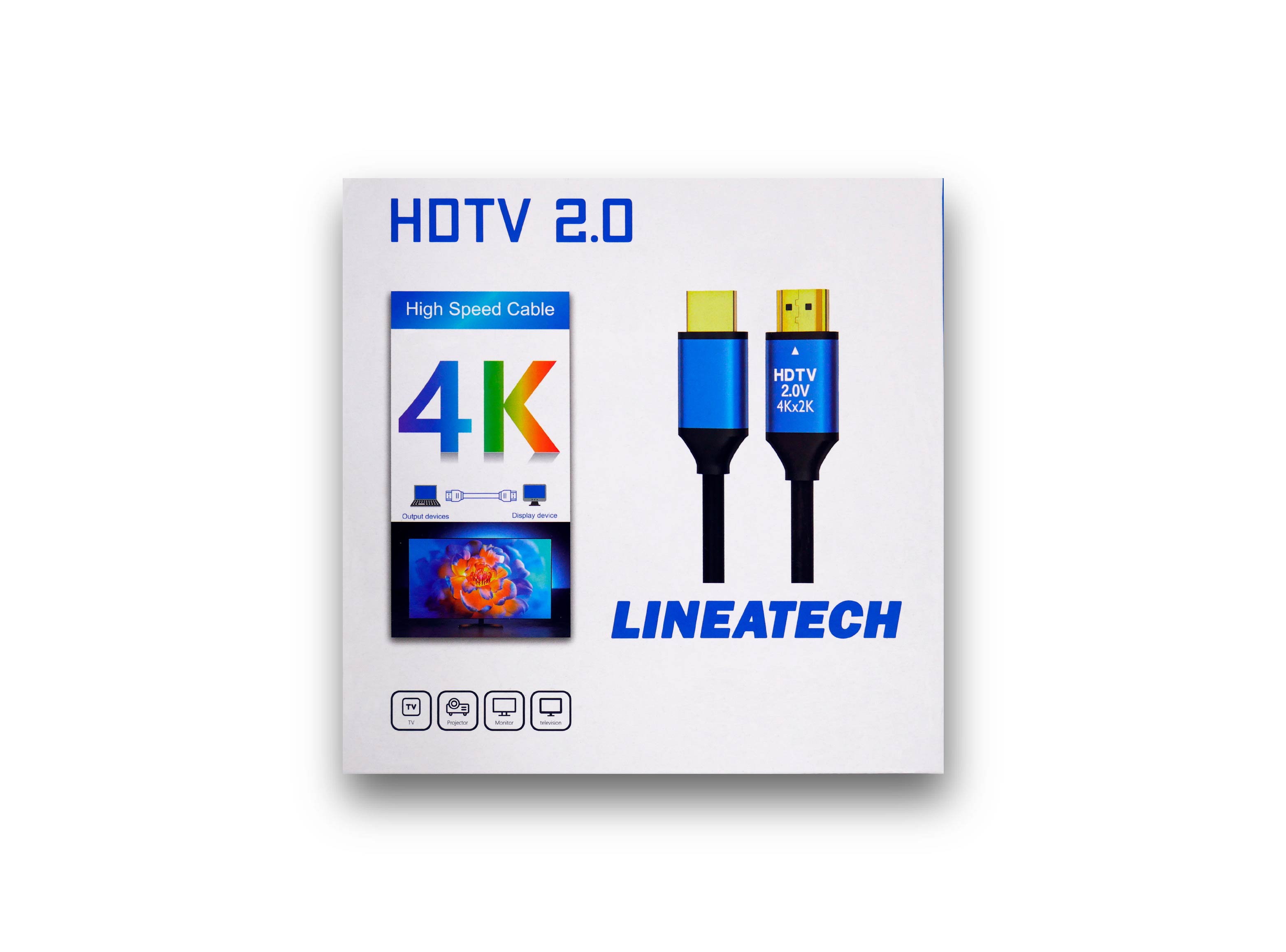 CABLE HDMI 4K 1.5 METROS V. 2.0 LINEA TECH DE ALTA VELOCIDAD - 5