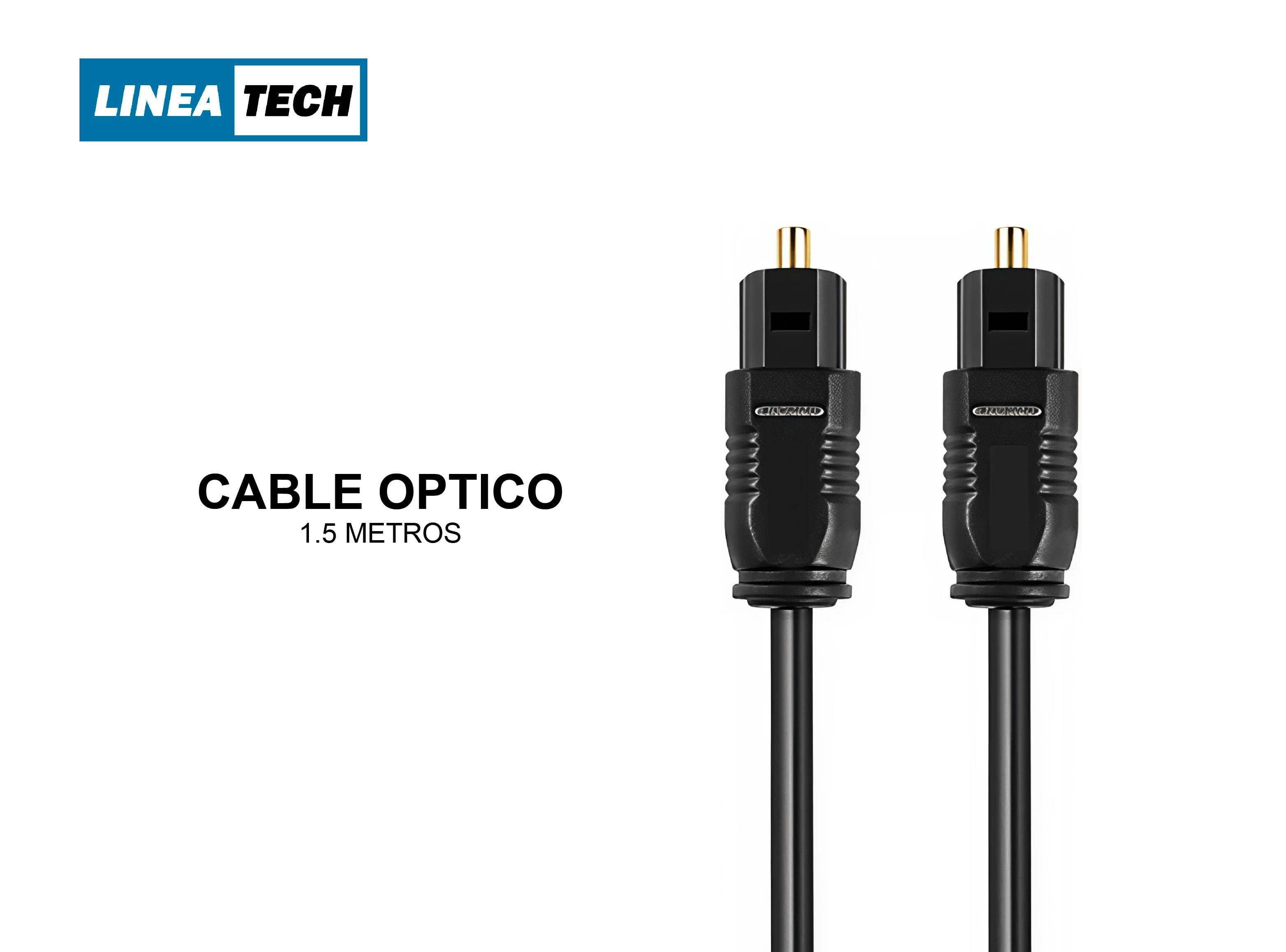 CABLE ÓPTICO DE AUDIO DIGITAL 1.5 METROS - 1