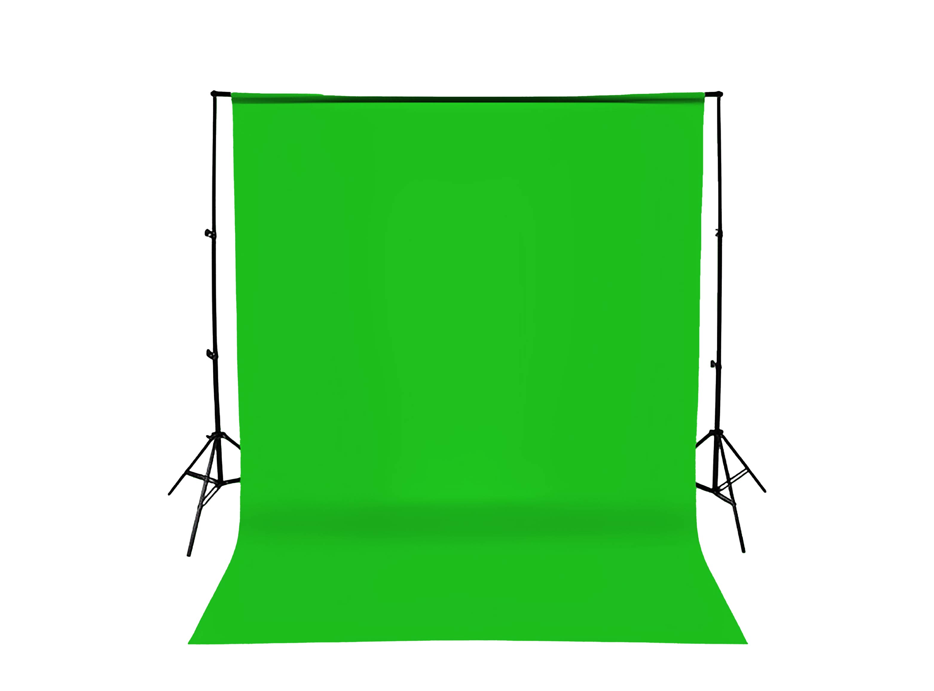 KIT STUDIO FONDO FOTOGRAFICO VERDE 3X4 METROS Y PARANTE - 3