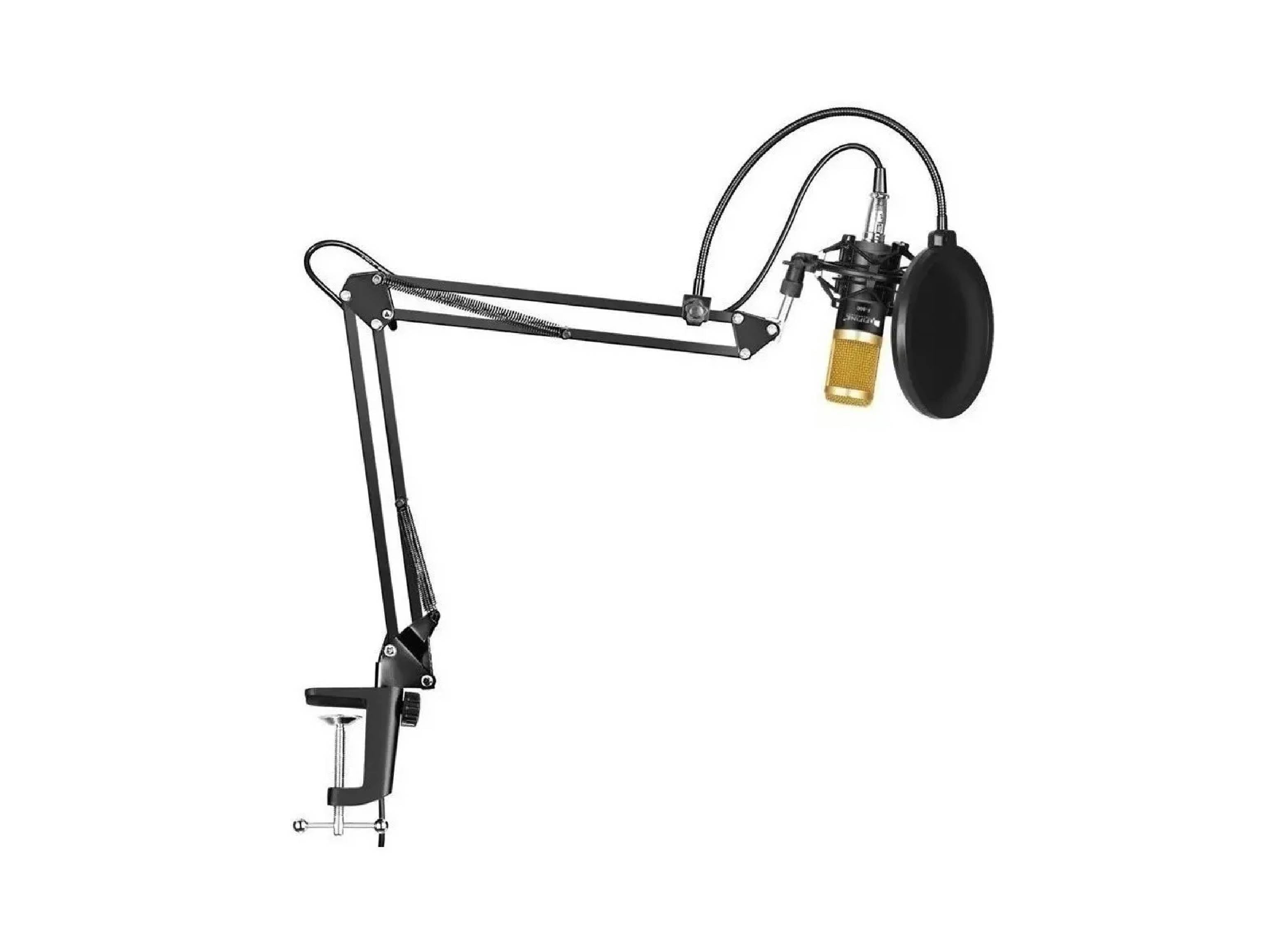 KIT MICRÓFONO BM-800 DORADO PROFESIONAL KT-001D - 2