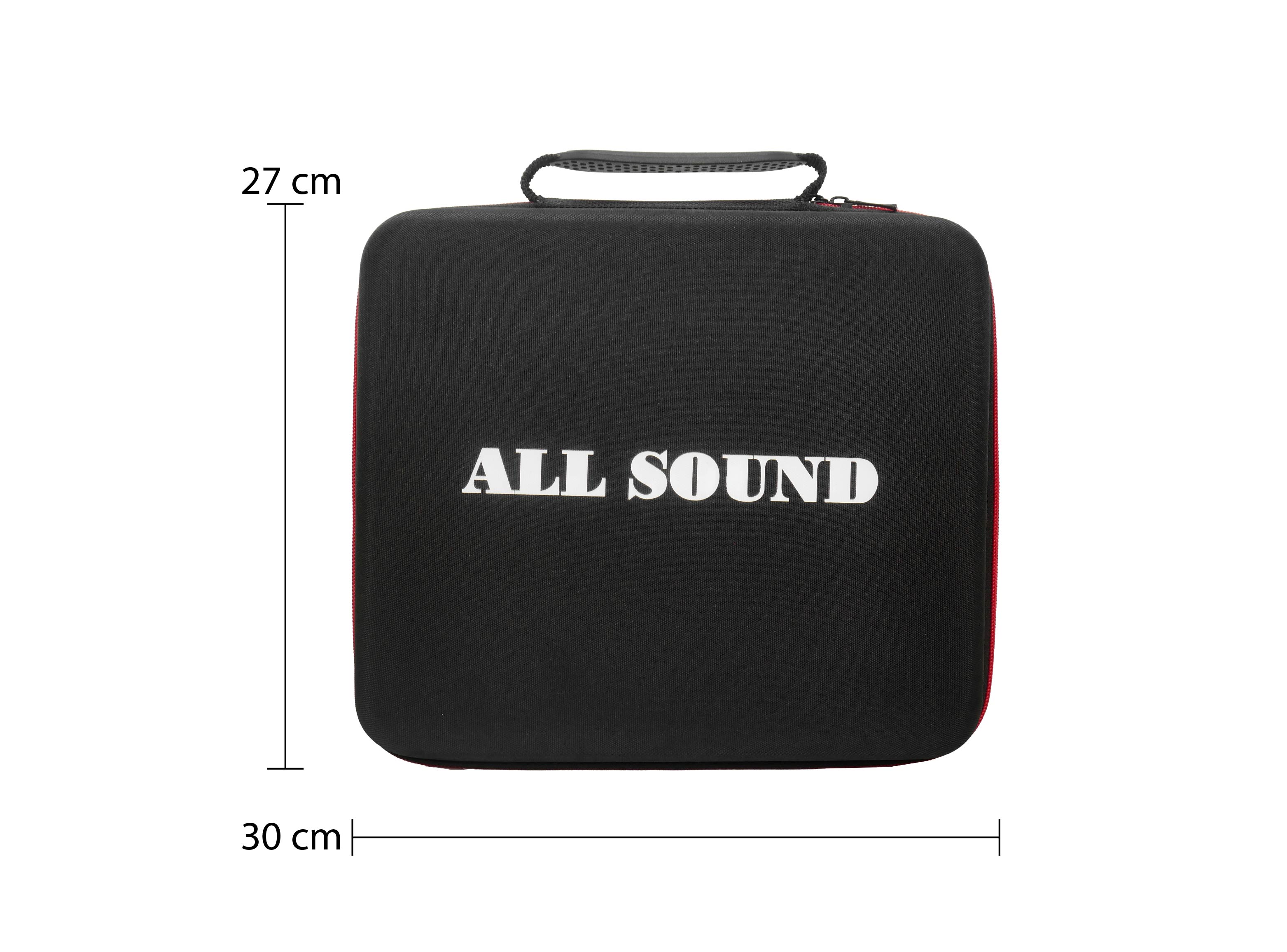 ESTUCHE DE NYLON PARA MICRÓFONO ALL SOUND MC-4 - 2