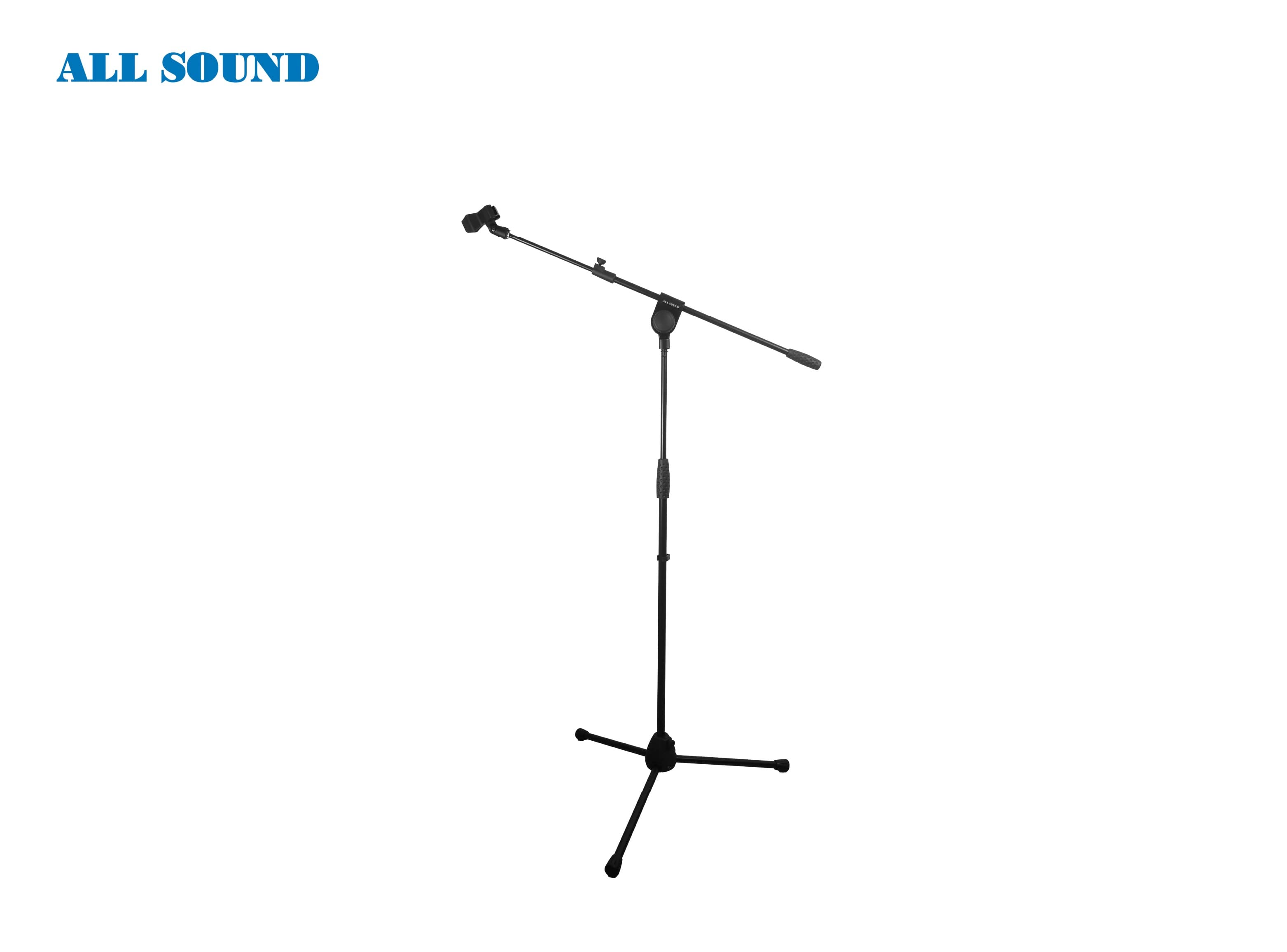 PEDESTAL DE MICRÓFONO PROFESIONAL FULL METAL PESADO SM-BUM18 – ALL SOUND - 1
