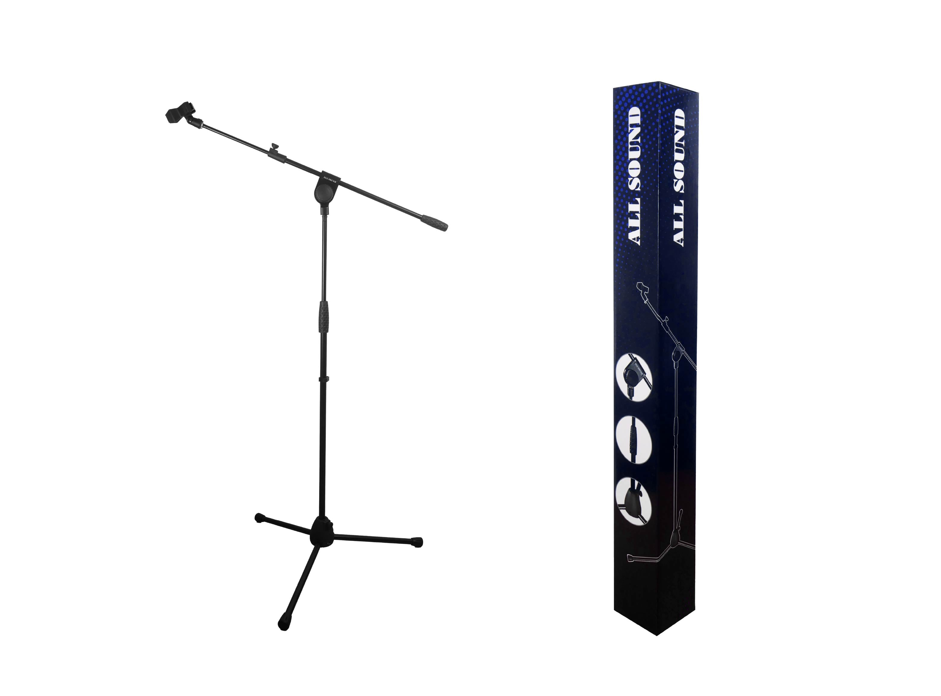 PEDESTAL DE MICRÓFONO PROFESIONAL FULL METAL PESADO SM-BUM18 – ALL SOUND - 3