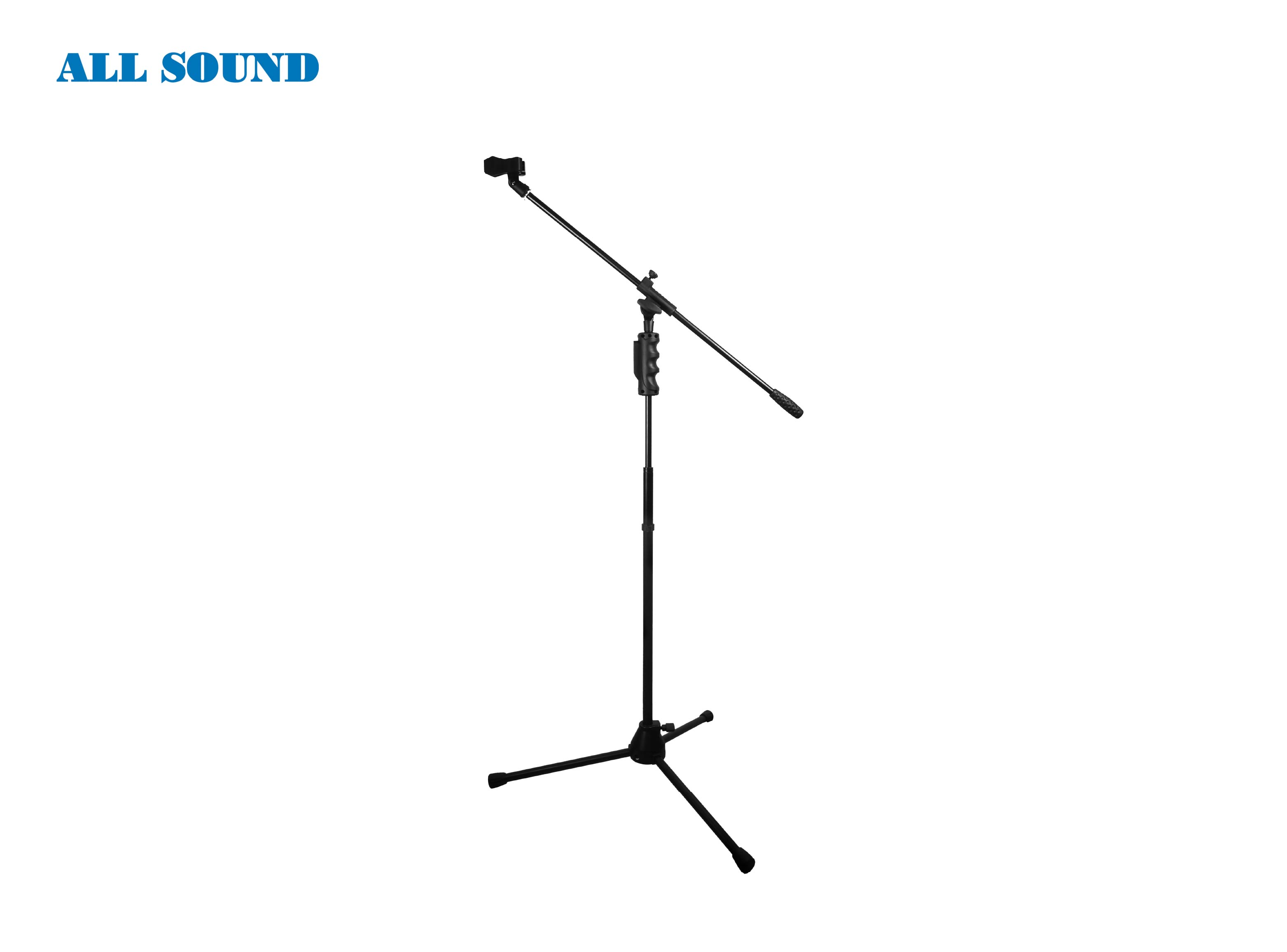 PEDESTAL DE MICRÓFONO SM-CPM32 CON GATILLO DESLIZANTE HIDRÁULICO – ALL SOUND - 1