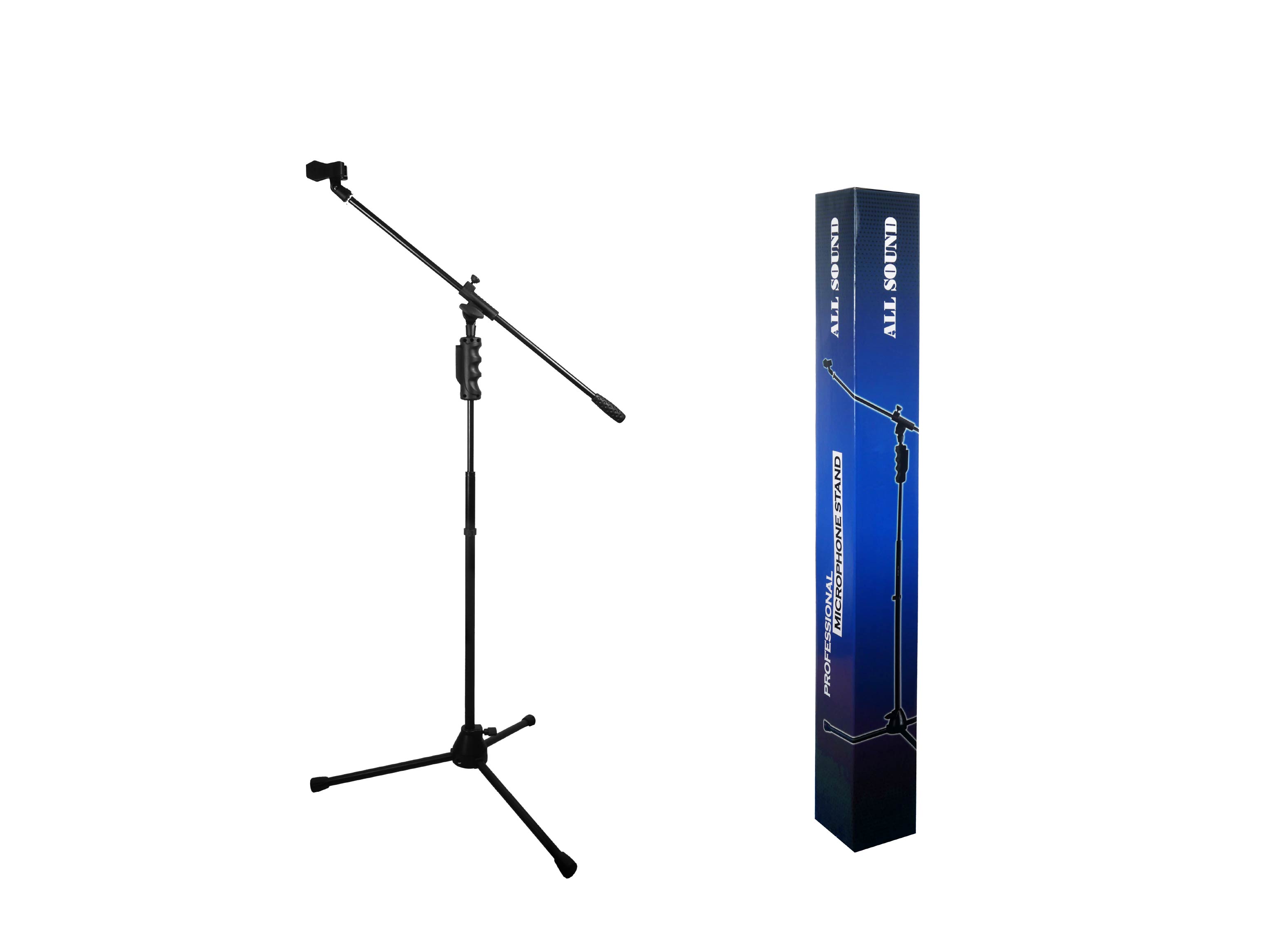 PEDESTAL DE MICRÓFONO SM-CPM32 CON GATILLO DESLIZANTE HIDRÁULICO – ALL SOUND - 3