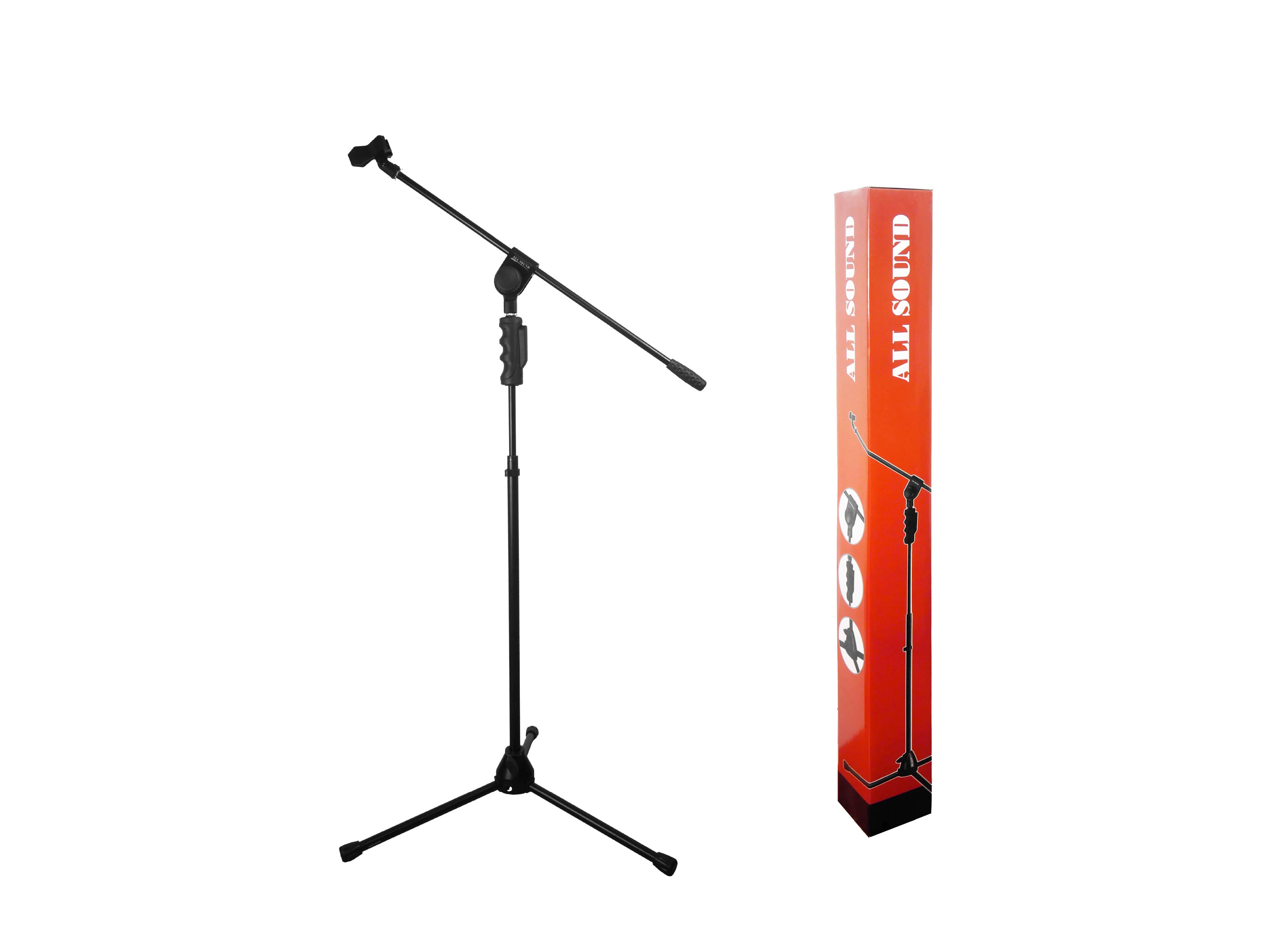 PEDESTAL DE MICRÓFONO SM-CPM38 CON GATILLO DESLIZANTE HIDRÁULICO – ALL SOUND - 3
