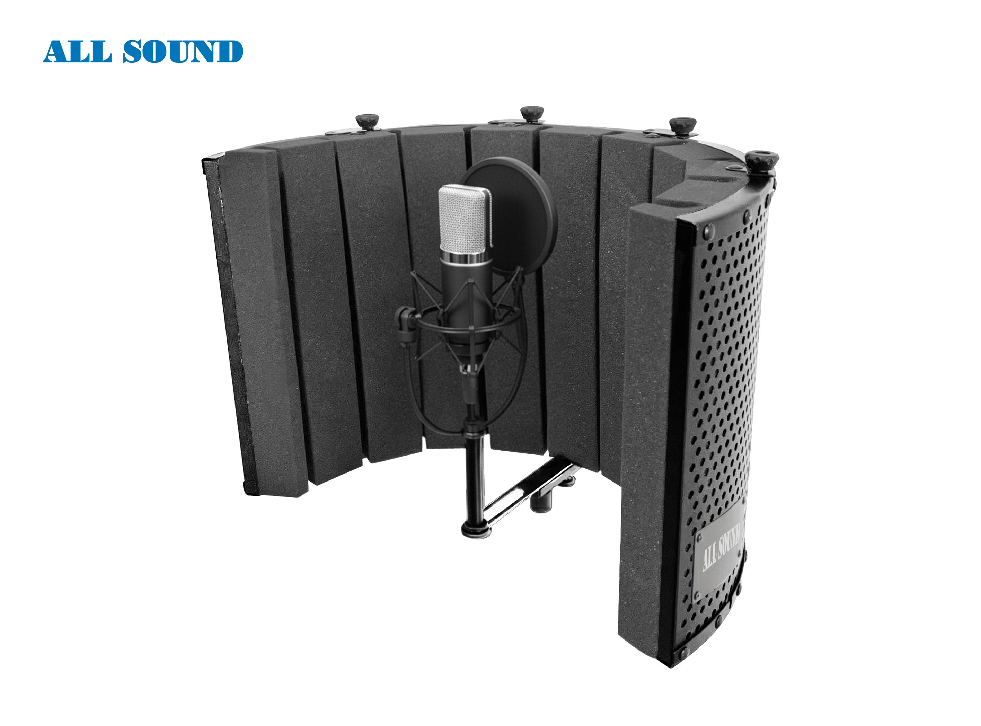 PANEL ACÚSTICO DE ESTUDIO PARA MICRÓFONO PA-BKS – ALL SOUND - 1