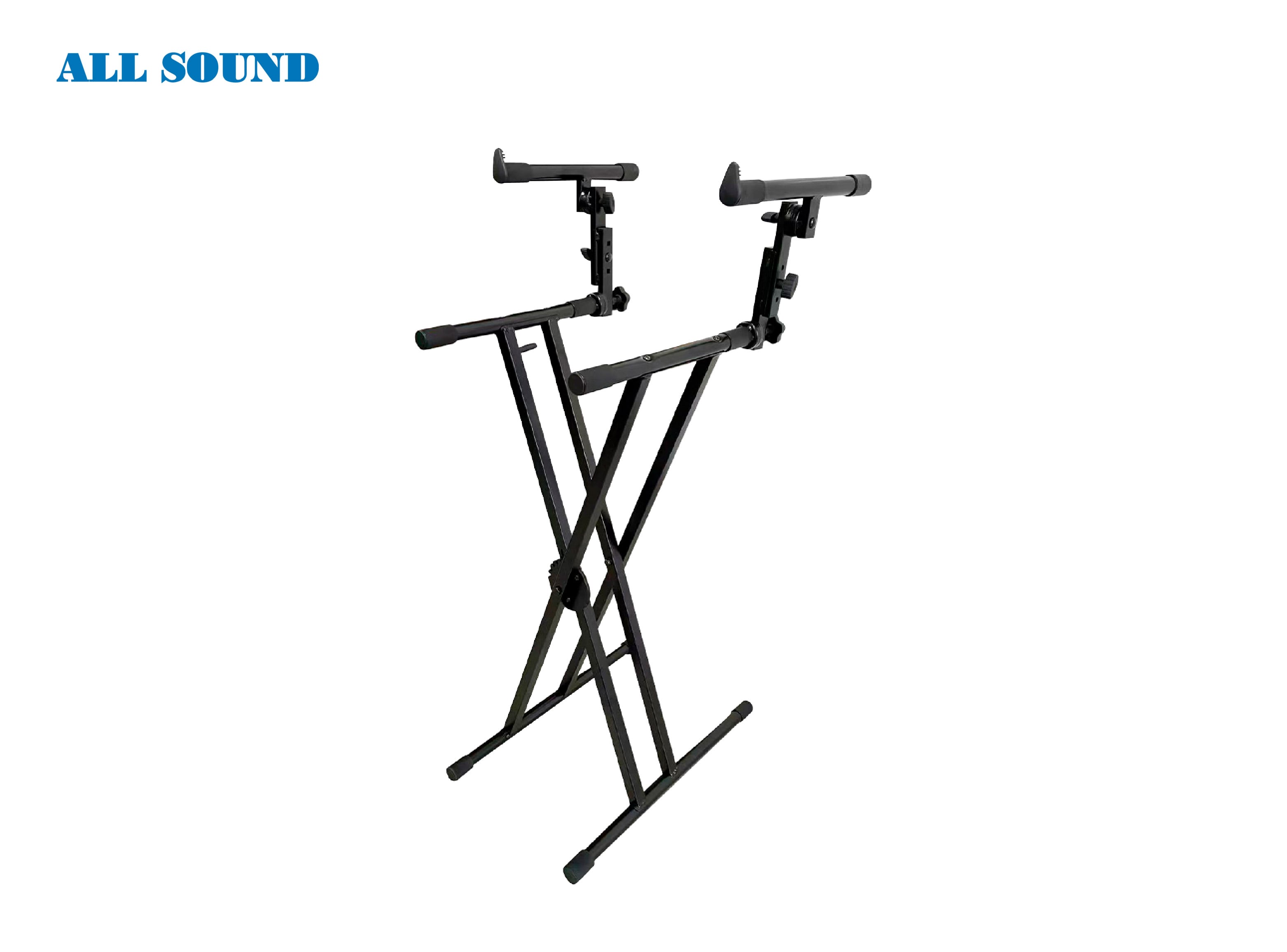 SOPORTE DE TECLADO DOBLE PISO REGULABLE ST-G700 – ALL SOUND - 1