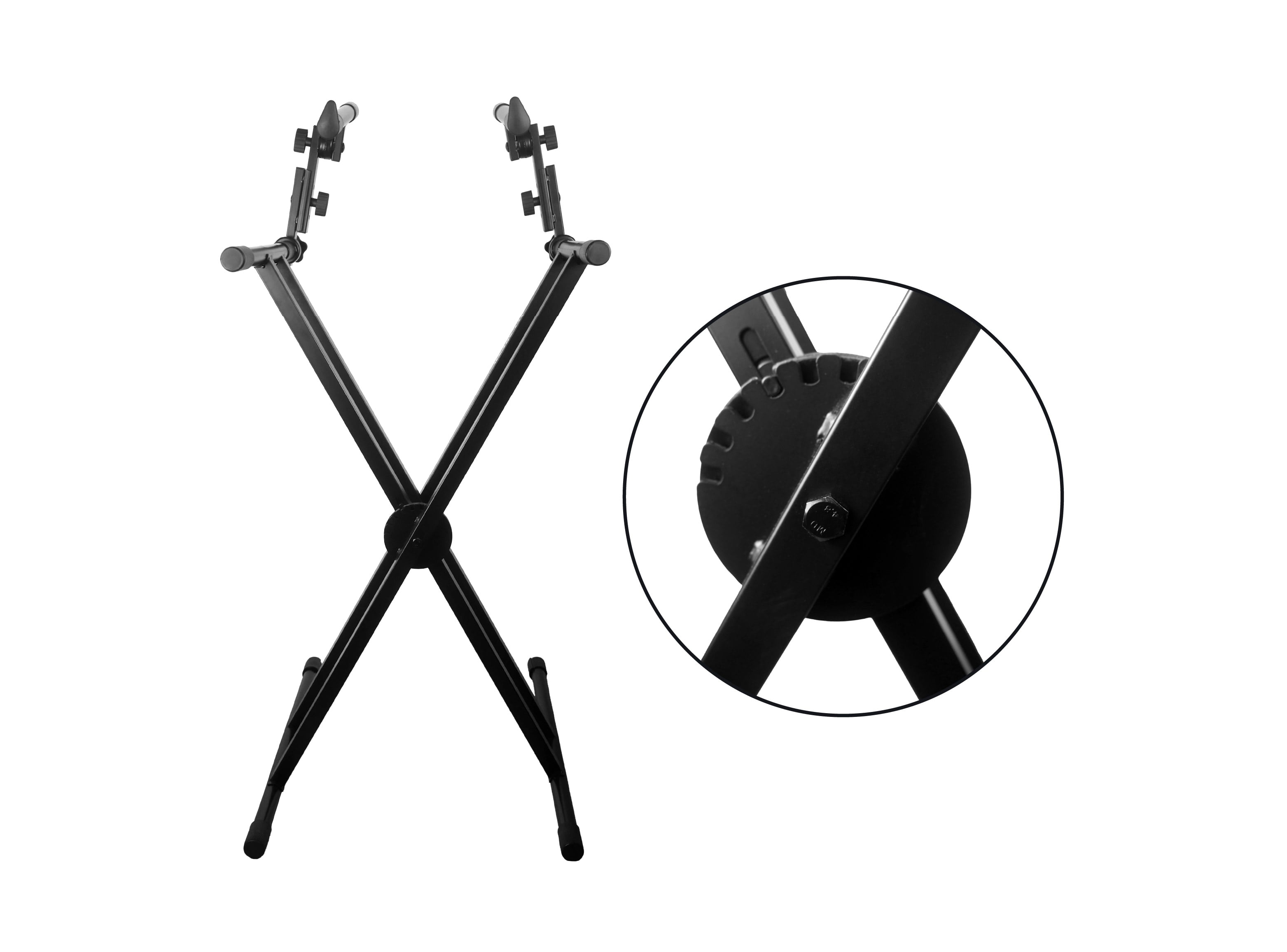 SOPORTE DE TECLADO DOBLE PISO REGULABLE ST-G700 – ALL SOUND - 4