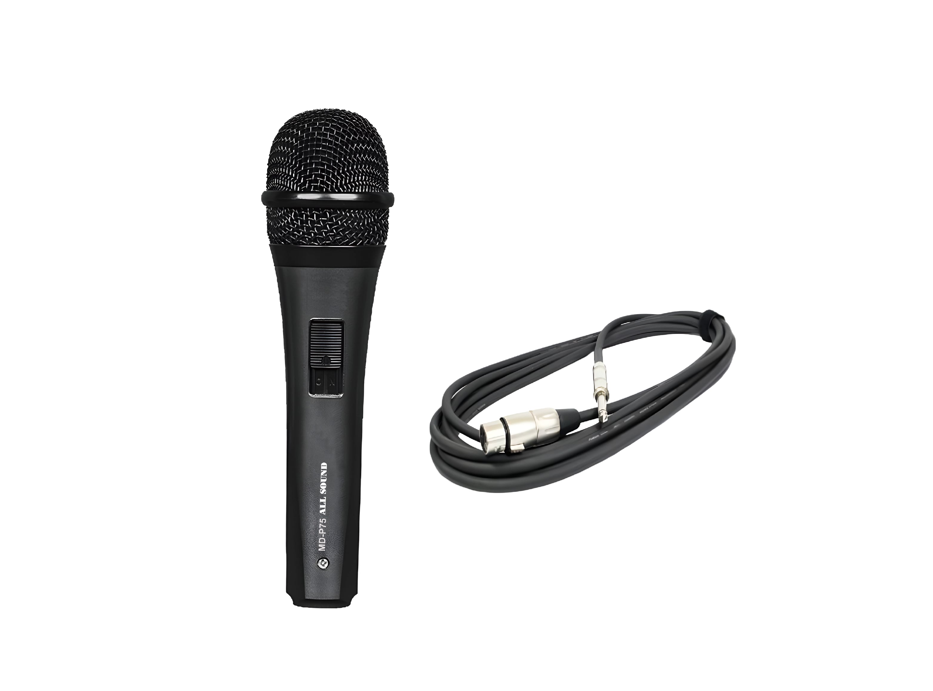 MICRÓFONO DINÁMICO ALL SOUND MD-P75 - 2